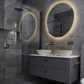 Espejo LED Redondo | Botón táctil | Luz blanca cálida - Reyze Seria Edge Model 5